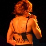 Madonna back tattoo says Malala